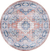 Safavieh Arizona ARZ512 Blue / Rust Machine Washable Area Rug