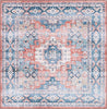 Safavieh Arizona ARZ512 Blue / Rust Machine Washable Area Rug