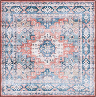 Safavieh Arizona ARZ512 Blue / Rust Machine Washable Area Rug