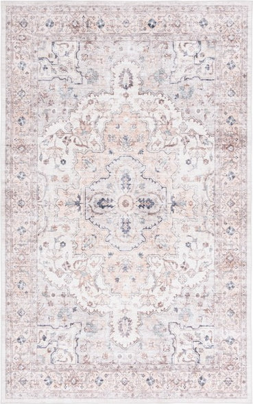 Safavieh Arizona ARZ520 Peach / Beige Machine Washable Area Rug