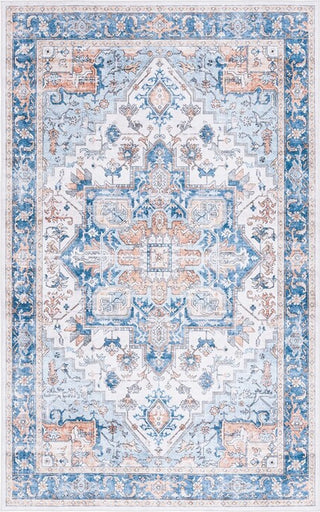 Safavieh Arizona ARZ523 Blue / Beige Machine Washable Area Rug