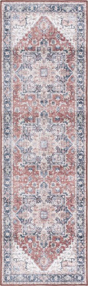 Safavieh Arizona ARZ523 Brown / Blue Machine Washable Area Rug