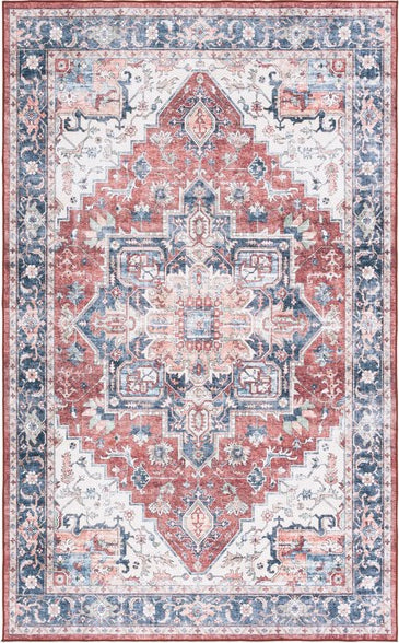 Safavieh Arizona ARZ523 Brown / Blue Machine Washable Area Rug