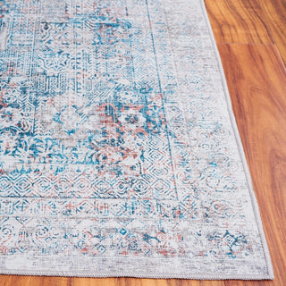 Safavieh Arizona ARZ539 Blue / Rust Machine Washable Area Rug