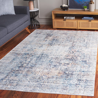 Safavieh Arizona ARZ539 Navy / Beige Machine Washable Area Rug Room Scene Feature