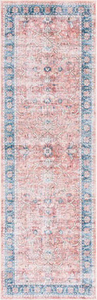 Safavieh Arizona ARZ559 Rust / Aqua Machine Washable Area Rug