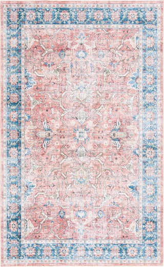 Safavieh Arizona ARZ559 Rust / Aqua Machine Washable Area Rug