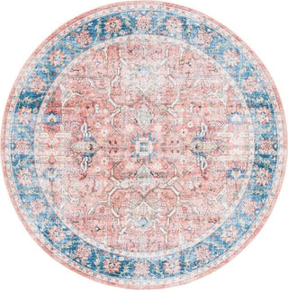 Safavieh Arizona ARZ559 Rust / Aqua Machine Washable Area Rug