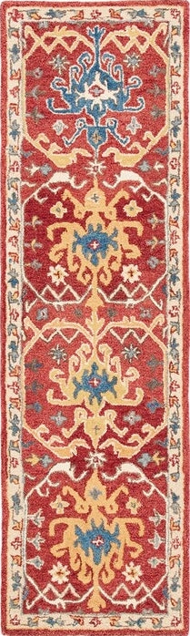 Safavieh Antiquity AT522Q Red / Yellow Area Rug Runner