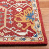 Safavieh Antiquity AT522Q Red / Yellow Area Rug Detail