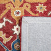 Safavieh Antiquity AT522Q Red / Yellow Area Rug Backing