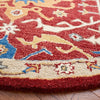 Safavieh Antiquity AT522Q Red / Yellow Area Rug Detail