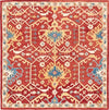 Safavieh Antiquity AT522Q Red / Yellow Area Rug Square
