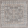 Safavieh Antiquity AT550T Ivory / Brown Area Rug Square