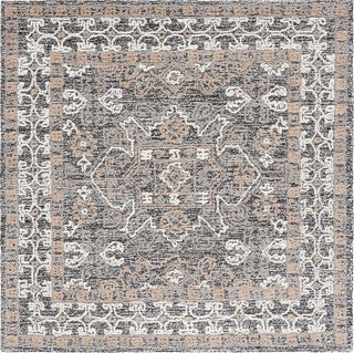 Safavieh Antiquity AT550T Ivory / Brown Area Rug Square