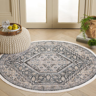 Safavieh Artifact ATF552F Grey / Black Area Rug Room Scene Feature