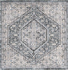 Safavieh Artifact ATF552F Grey / Black Area Rug Square