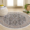 Safavieh Artifact ATF554H Charcoal / Grey Area Rug Room Scene Feature