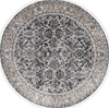 Safavieh Artifact ATF554H Charcoal / Grey Area Rug Round