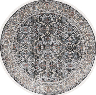 Safavieh Artifact ATF554H Charcoal / Grey Area Rug Round