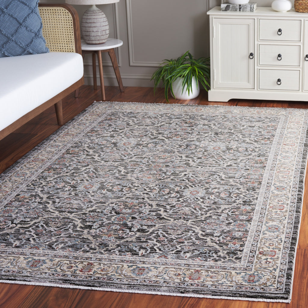 Safavieh Artifact ATF554H Charcoal / Grey Area Rug Room Scene Feature