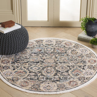 Safavieh Artifact ATF558H Charcoal / Ivory Area Rug Room Scene Feature