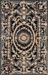 Safavieh Aubusson AUB201Z Black / Ivory Area Rug main image