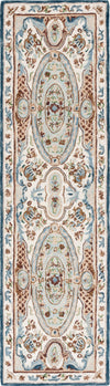 Safavieh Aubusson AUB202A Ivory / Blue Area Rug Runner