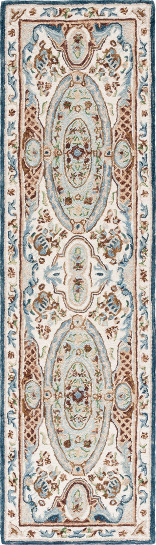 Safavieh Aubusson AUB202A Ivory / Blue Area Rug Runner