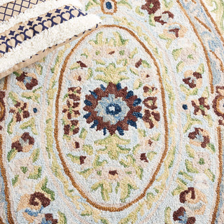 Safavieh Aubusson AUB202A Ivory / Blue Area Rug Detail