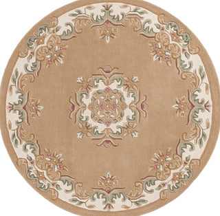 Safavieh Aubusson AUB301B Beige / Ivory Area Rug Round