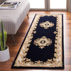 Safavieh Aubusson AUB301N Navy / Ivory Area Rug Room Scene Feature