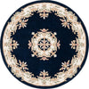 Safavieh Aubusson AUB301N Navy / Ivory Area Rug Round