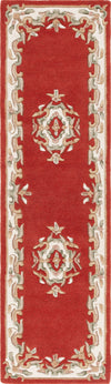 Safavieh Aubusson AUB301P Rust / Ivory Area Rug Runner