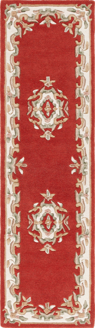 Safavieh Aubusson AUB301P Rust / Ivory Area Rug Runner