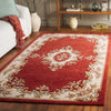 Safavieh Aubusson AUB301P Rust / Ivory Area Rug Room Scene Feature