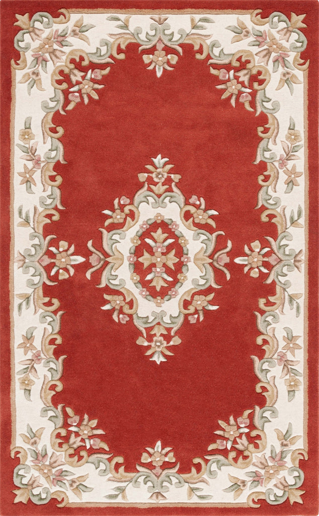 Safavieh Aubusson AUB301P Rust / Ivory Area Rug main image