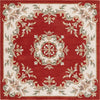 Safavieh Aubusson AUB301P Rust / Ivory Area Rug Square