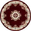 Safavieh Aubusson AUB301Q Red / Ivory Area Rug Round