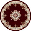 Safavieh Aubusson AUB301Q Red / Ivory Area Rug Round