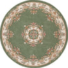 Safavieh Aubusson AUB301Y Green / Ivory Area Rug Round