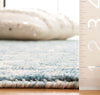 Safavieh Audrey AUD201M Ivory / Blue Area Rug Detail