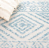Safavieh Audrey AUD201M Ivory / Blue Area Rug Detail