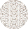 Safavieh Audrey AUD202B Ivory / Beige Area Rug Round