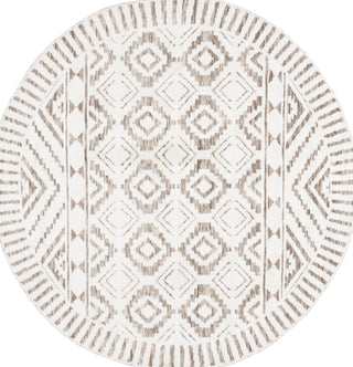 Safavieh Audrey AUD202B Ivory / Beige Area Rug Round