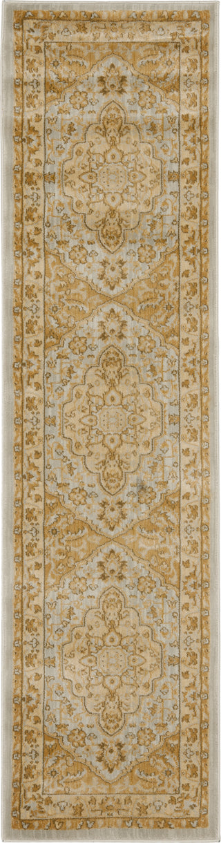 Safavieh Austin AUS1580 Light Grey / Gold Area Rug Runner