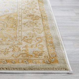 Safavieh Austin AUS1580 Light Grey / Gold Area Rug Detail