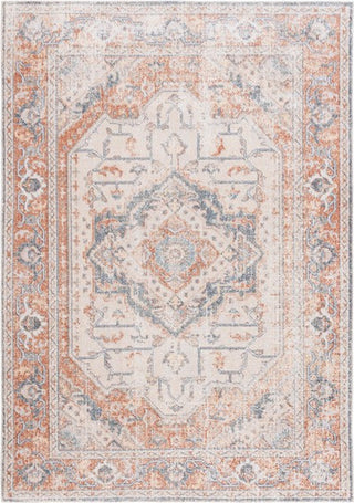 Safavieh Baltimore BAL854 Beige / Rust Machine Washable Area Rug