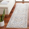 Safavieh Baltimore BAL854 Light Grey / Rust Machine Washable Area Rug