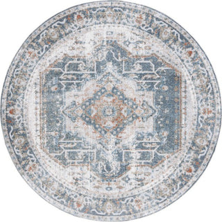 Safavieh Baltimore BAL854 Light Grey / Blue Machine Washable Area Rug